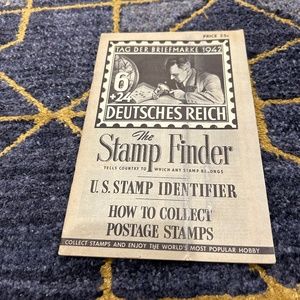 1954 Stamp Finder Pamphlet Only “How to Collect Postage Stamps”.